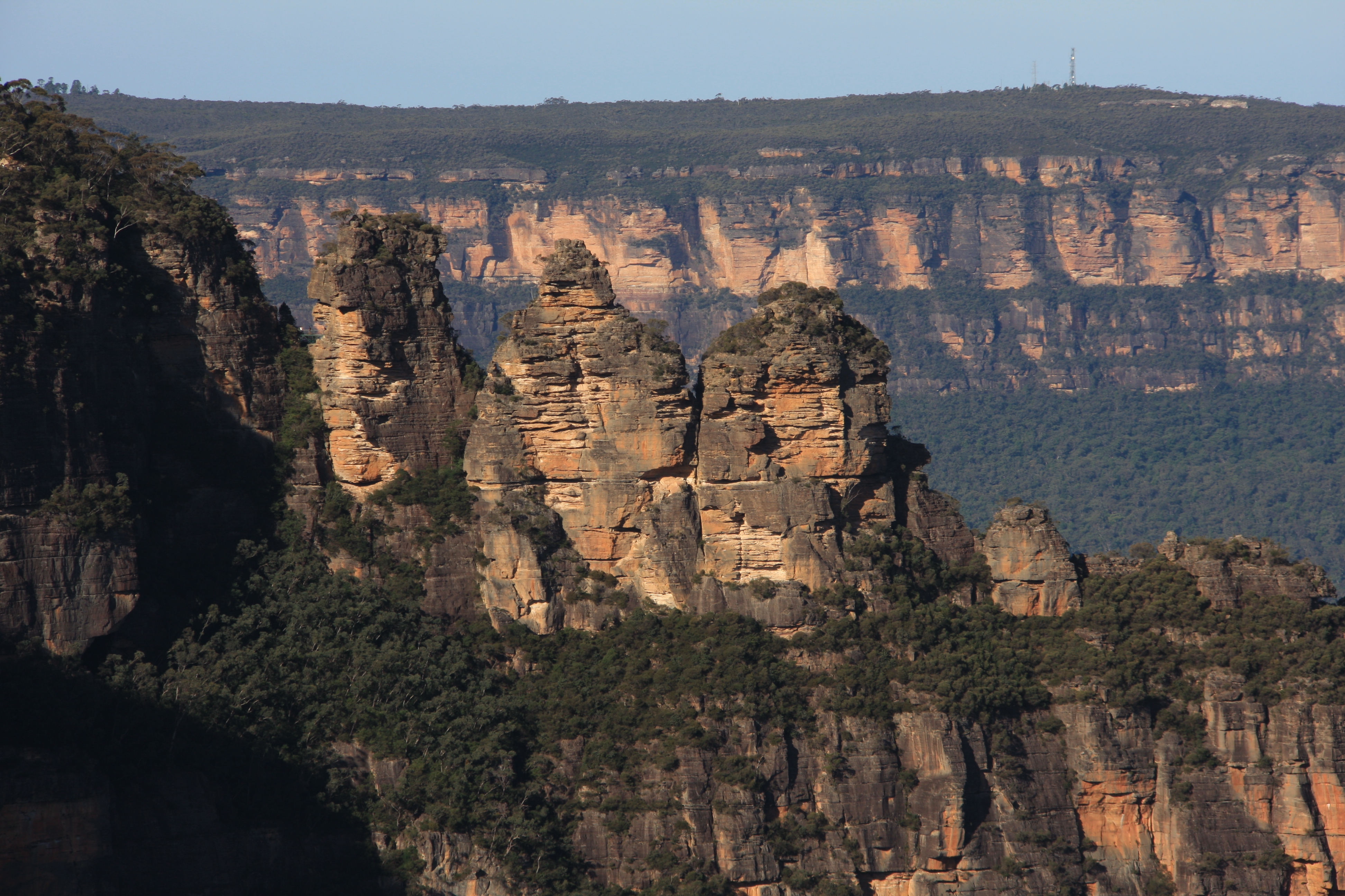 Three Sisters rock formation in Katoomba, Blue Mountains, New South Wales